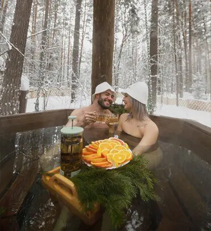 Баня с купелью